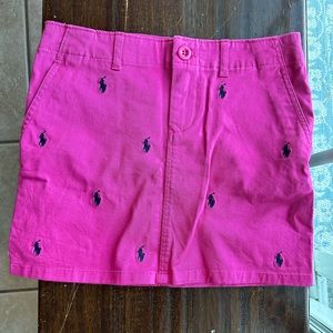 Polo Ralph Lauren: girl mini skirt with logo embroideries (never worn)